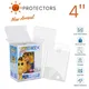 5pcs Clear Protector Case Acid-Free Crystal for Collectibles Funko Pop 4 inch Vinyl Figures PET