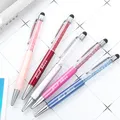 Metal Diamond Ballpoint Pen Capacitive Touch Screen Pen Personalized Gift Laser Custom Logo Pens