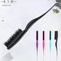 Pro Salon Hair Brushes Comb Slim Line Teasing Combing Brush Styling Tools DIY Kit Professional
