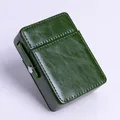 PU Leather Cigarettes Case Box Lighter Case Cigarettes Box Card Wallet Anti-pressure Protective Case