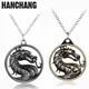 Mortal Kombat Necklace Fighting Game Dragon Jane Empire Pendant Necklace Vintage Jewelry Collier For