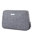 Small Protable Women's Cosmetic Case Canvas Travel Men's Toiletry Storage Bag Organizer For