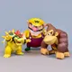 Super Mario Bros Toys Cartoon Mario Luigi Yoshi Peach Princess Bowser Donkey Kong Anime Figures