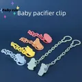 Baby Pacifier Clip Chain Ribbon Infant Soother Pacifier Chain Link Pacifier Clips Cartoon Nipple