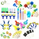 Children Toddler Sponge Stamp Brush Kits Flower Drawing Toys for Children Paint Educational DIY Art