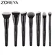 ZOREYA Black Makeup Brushes Set Eye Face Cosmetic Foundation Powder Blush Eyeshadow Kabuki Blending