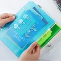 A5/A6 Binder Pockets PVC Binder Loose Leaf Bag Colorful Zipper Folders For 6-Ring Notebook Binder