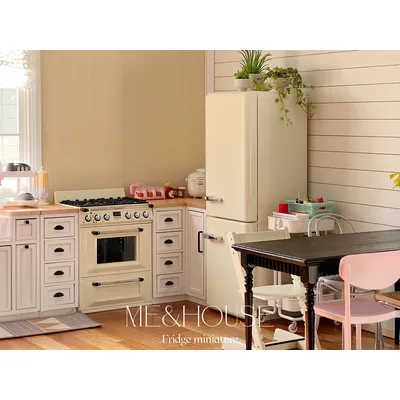 1/6 doll house model Kitchen appliances refrigerator（ shells need to be used with refrigerator