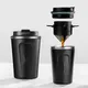 Reusable Coffee Filter Portable Coffee Travel Mug Hand-made Coffee Dripper Tea Cup Set Coffee Pot