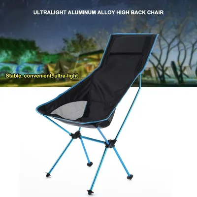 Foldable Outdoor Chair Collapsible Camping Chair Portable Folding for Beach Picnic Seat Folding