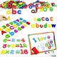 EVA Foam Magnetic Letters Uppercase Lowercase Learning Numbers For Toddlers Learning Spelling