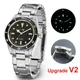 CADISEN Luxury Men Watch 38mm Diver Vintage Automatic Business Wristwatches NH35 Mechanical Sapphire