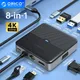 ORICO Type C Docking Station USB 3.0 HUB 4K60Hz HDMI-compatible RJ45 PD Adapter for Macbook iPad Air