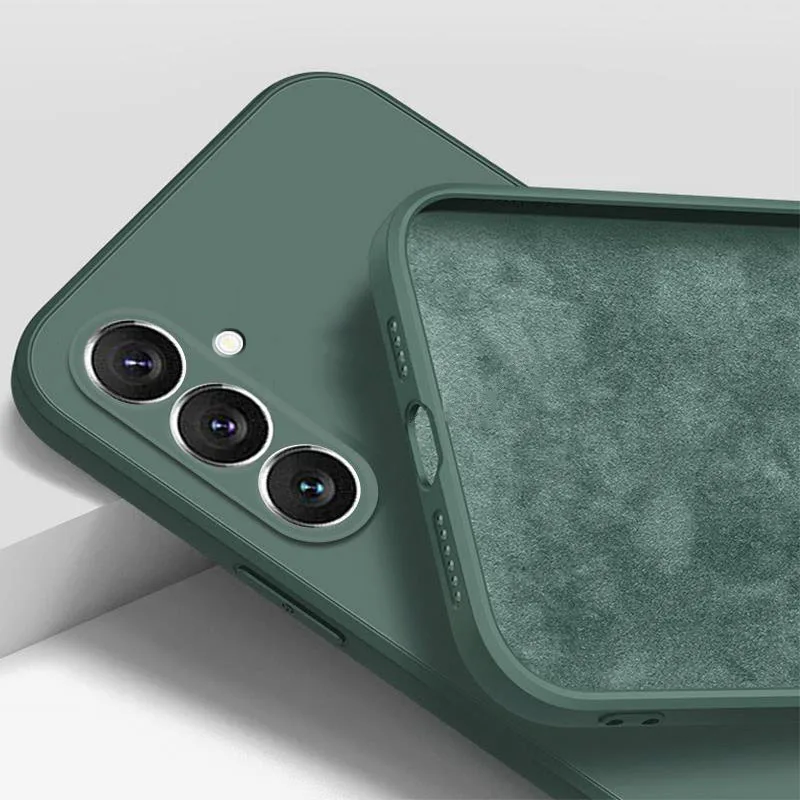 For Samsung Galaxy A24 Case Cover Samsung Galaxy A25 A15 A24 A55 A35 A54 A14 Funda Coque Soft Liquid Silicone Case Galaxy A24