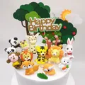 Safari Animals Decoration Birthday Jungle Safari Decoration Summer Kids Safari party Jungle Cake