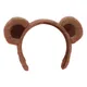 Lolita Plush Hair Hoop Animal Bear Ears Headwear Furry Headband Cute Headpiece Anime Fancy Dress