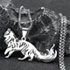 Cute Fashion Female Animal Cat Pet Necklace Stainless Steel Cat Pendant Necklace Jewelry collar