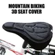 Soft Bicycle 3D Cushion Cover Mountain Bike Thickened Silicone Sponge Saddle Cover Comfortable MTB