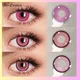 Bio-essence Colorcon Pink Lenses 1 Pair Colored Contact Lenses for Eyes Big Eye Lenses Anime Lenses