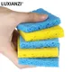 LUXIANZI 1/5PC Cleaning Sponge Cleaner Yellow High Temperature Enduring Cleaner Sponge For Electric