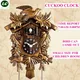 Cuckoo Clock Living Room Wall Clock Bird Cuckoo Alarm Clock Wall-watch Children Unicorn Decorations