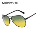 MERRYS Men Polarized Sunglasses Night Vision Driving Sunglasses 100% UV400 Sunglasses