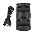Dual Chargers USB Dual Charging Powered Dock Charger for PlayStation 3 for Sony for PS3 Controller &