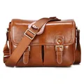 Photo Luxury Camera Stylish Fashion Retro PU Leather Case Handbag Waterproof Shoulder Messenger DSLR