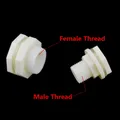 ABS 1/2" 3/4" 1" BSP Male Thread Thread/Female thread Water Tank Connector Plastic Pipe Fitting For