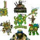 Teenage Mutant Ninja Turtles Fusible Patch Sticker Clothing Thermoadhesive Anime Patches for Men DIY