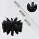 Chimney Brush And Dryer Vent Cleaner Kit Flexible Rods with Drill Attachment Extends Up to 16.5-30