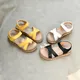 Real Leather Girls Roman Sandals Foot Arch Sole Baby Boys Garden Shoes Summer Kids Princess Shoes