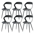 Set of 6 Scandinavia Dining Chairs for Dining Room Furniture Chair Nordic Designer Creative