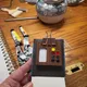 Portable Travel Wooden Handmade 8 Grid 0.5ml Watercolor Paint Palette Oil Paints Tray Box Empty Box
