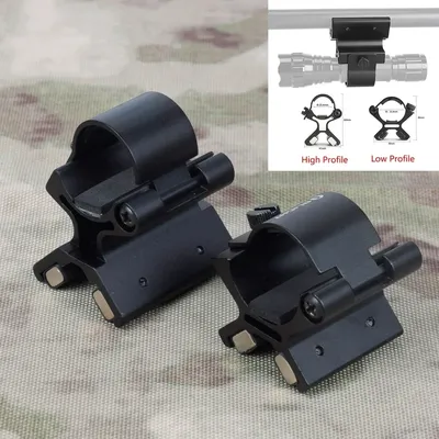 Magnet Mount Strong Dual Magnetic X for 24-27mm Flashlights Torch Bracket Scope Gun Barrels Mount