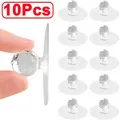 10/2Pc Transparent Cabinet Drawer Handle Punch-free Cupboard Drawer Knob Furniture Bathroom Dresser