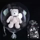 3/5pcs 30inch Wide Neck Transparent Bobo Balloon Snack Gift Wrapping Clear Inflatable Helium Globos