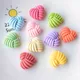 10pcs Colorful Stripe Sweet Hearts Charms Resin Charm For Jewelry Making Necklace Bracelets Earrings