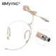 Upgrade Version Electret Condenser Headworn Headset Microphone Ear Hanging 3 Pin XLR TA3F For AKG