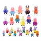 Peppa Pig Original Toy Action Doll George Family of 4 Pig Grandma Pig Grandpa Pig Antelope Teacher