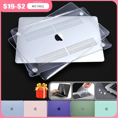 Laptop Case For MacBook Pro 13 Case 2020 M1 A2338 M2 Air 13.6 Touch ID Coque Macbook Air 13 Case Funda Pro 16 14 15 M4 M3 2025