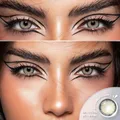 EYESHARE 1Pair Natural Color Contact Lenses Color Contact Lenses For Eyes Contacts Lense Eye Yearly