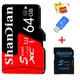 Smart SD 128GB 32GB 64GB Class 10 Smart SD Card SD/TF Flash Card Memory Smart SD for Phone/Tablet