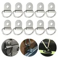 10Pcs D Rings Tie Down Anchors Ring Pull Hook Stainless Steel Lashing Ring Load Fit for Car Boat
