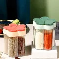 Seasoning Jar Plastic Container Seasoning Bottle Spice Organizer Outdoor Camping Seasoning Container