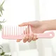 Fashion Pink Large Comb Anti-static Hair Combs Head Massager Wide Tooth Comb for Hair Styling Tools