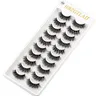 2023 NEW 10 pairs 100% Real Mink Eyelashes 3D Natural False Eyelashes 3d Mink Lashes Soft Eyelash