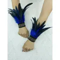 Natural Fur Wrist Cuffs Removable Wrap Bracelet Goth Clothes Sleeves Y2k Accessories Ancklets