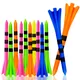 Plastic Golf Tees 50Pcs 3-1/4 Inch Golf Tee Multicolor 83mm Practice Plastic Golf Tee Multi Size OEM