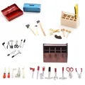 Mini Repair Tools Simulation Toolbox Model Toys for Doll House Decoration 1/12 Dollhouse Miniature